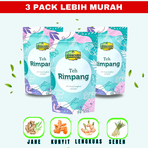 

Paket Hemat 3 Pack Rimpang Celup Original Bantu Menurunkan Berat Badan Teh Rimpang Jsr Zaidul Akbar