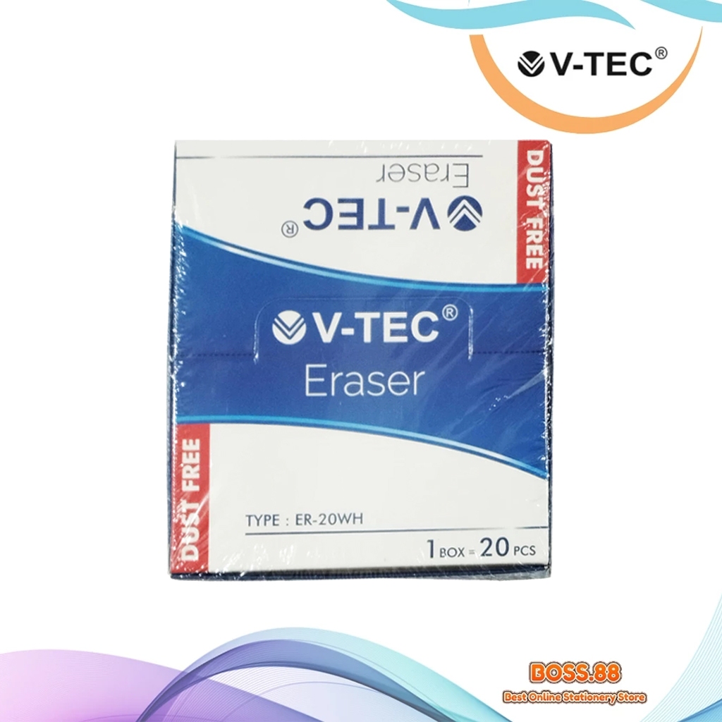 

ERASER / PENGHAPUS V-TEC ER-20WH (1 BOX)