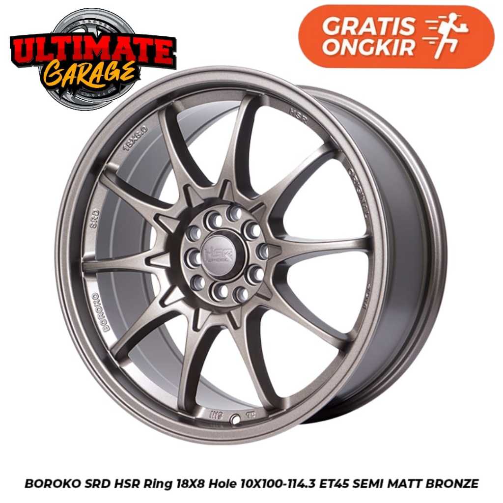 Velg Racing HSR Ring 18 Model CE28 Mobil Innova Hrv Xpander Civic Dll