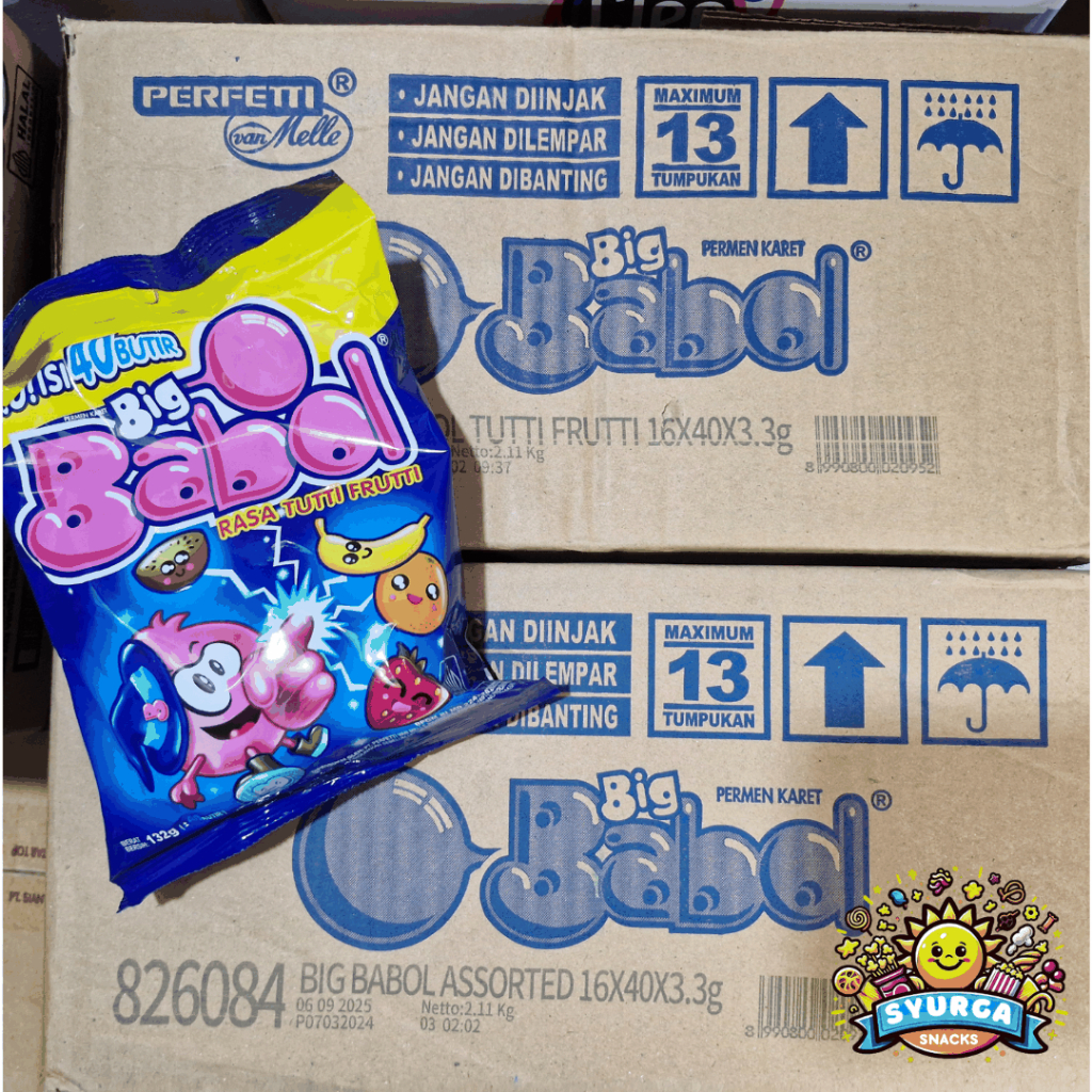 

Big Babol Permen Karet Dus (16x40 @3.3Gr)