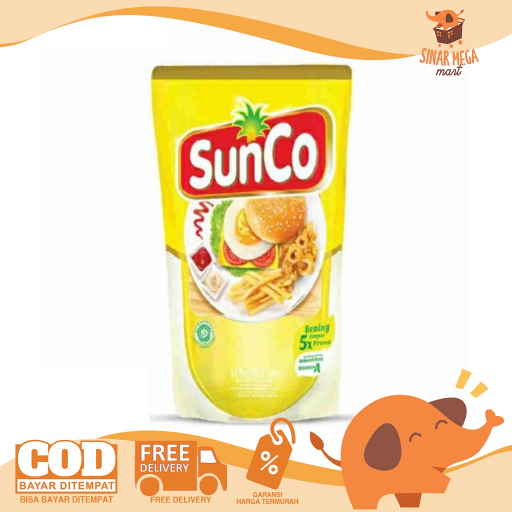 

SUNCO Minyak Goreng Sawit 1 Liter Kemasan Pouch