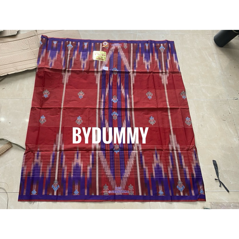 Sarung Samarinda 210 anak tanggung smp sd besar ukuran 115x200 motif nomor 55 warna merah motif kemb