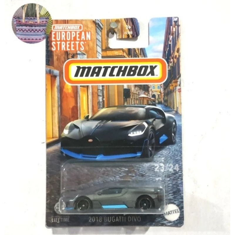 Matchbox 2018 Bugatti Divo European Streets
