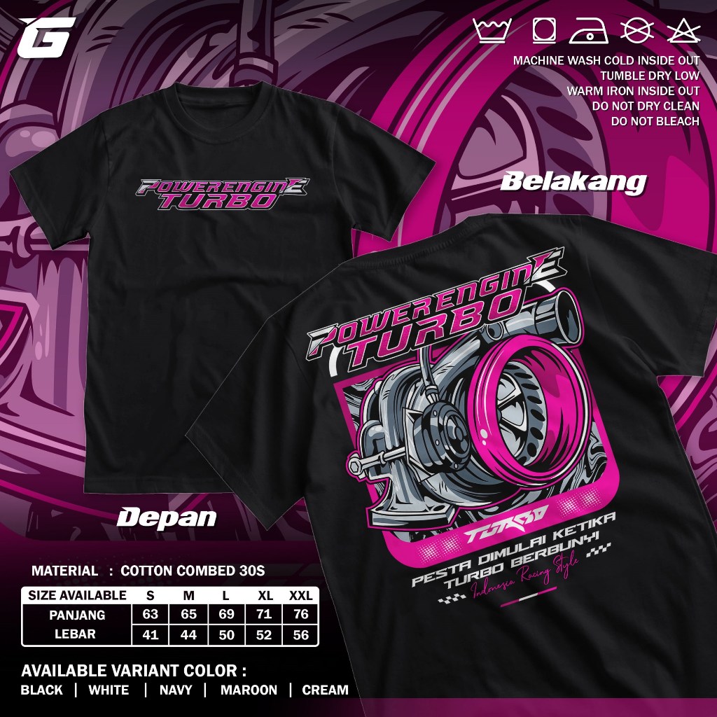 Kaos Power Engine Turbo Diesel Gank Baju Distro Disel Gank Diesel Power Tshirt Otomotif Mobil Innova