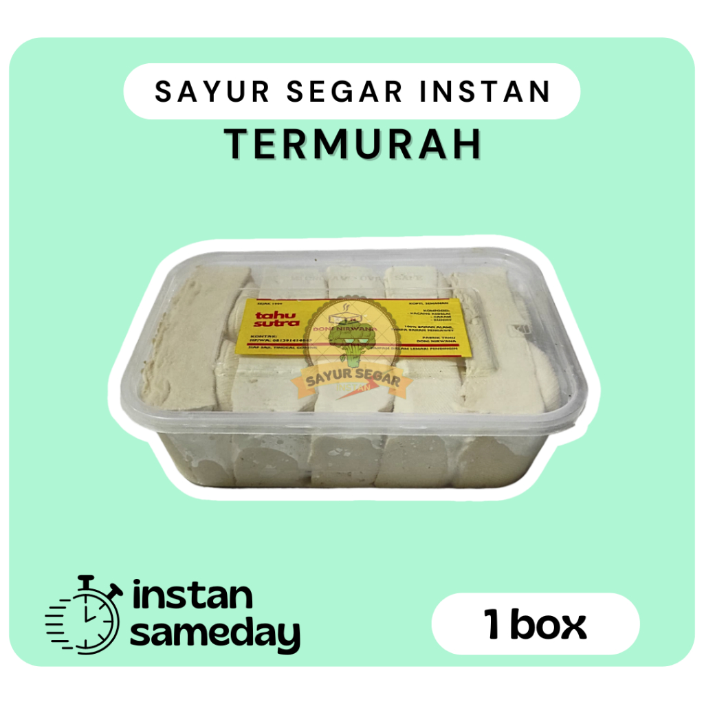 

Tahu Putih Susu / Tahu Sutra Puih 1 Box