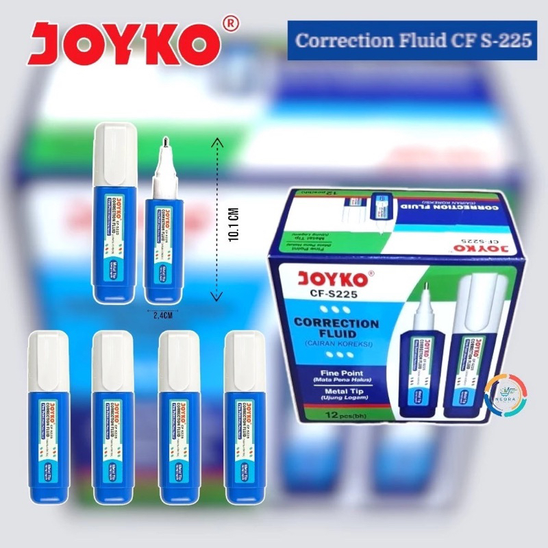 

(COD) Joyko Correction Fluid Cairan Koreksi / Penghapus Cair / Tipe X