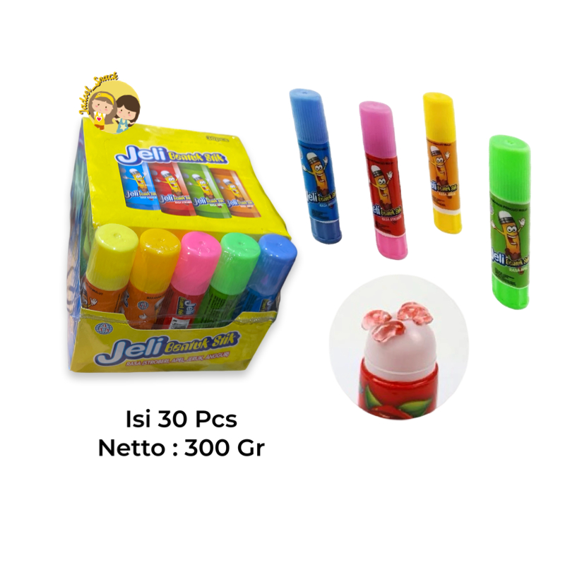 

GROSIR - Permen Gulstik Lem Jeli 30 X 10 Gr Rasa Buah by Jadoel_Snack