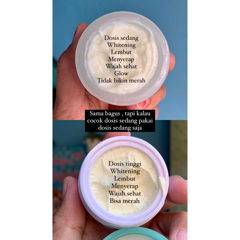 Malam glowing dosis tinggi