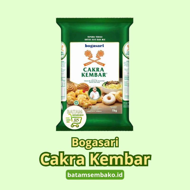 

Cakra Kembar Tepung Terigu 1 kg