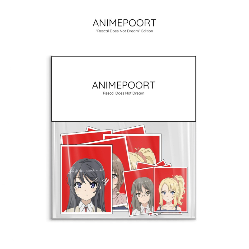 

ANIMEPOORT Stickerpack “Rescal Does Not Dream” Edition