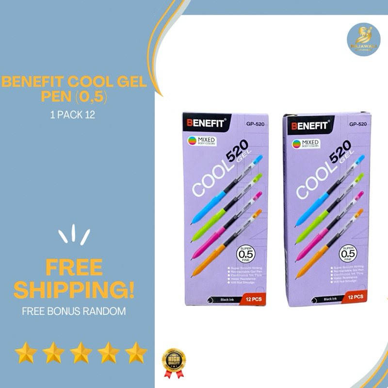 

Benefit Cool Pena Gel (0,5) Warna Pastel Tinta Hitam Harga Terjangkau+Free Bonus Random!!