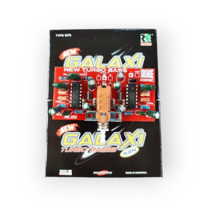 KIT GALAXI NEW TURBO BASS STEREO 12VDC