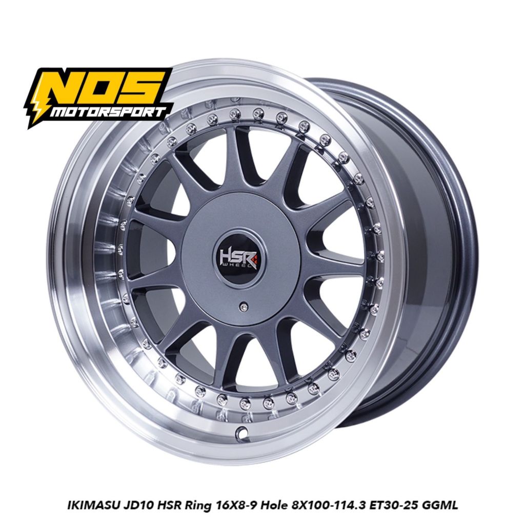 VELG MOBIL CELONG R16 HSR IKIMASU LEBAR 8-9 BUAT LIVINA MOBILIO KIJANG YARIS VIOS SWIFT