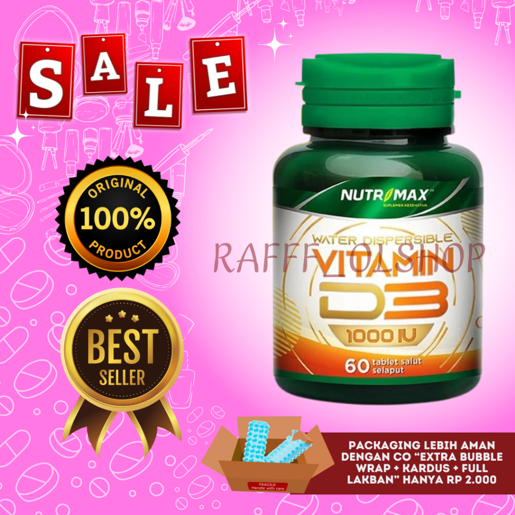Nutrimax Vitamin D3 400 IU 30 Kapsul