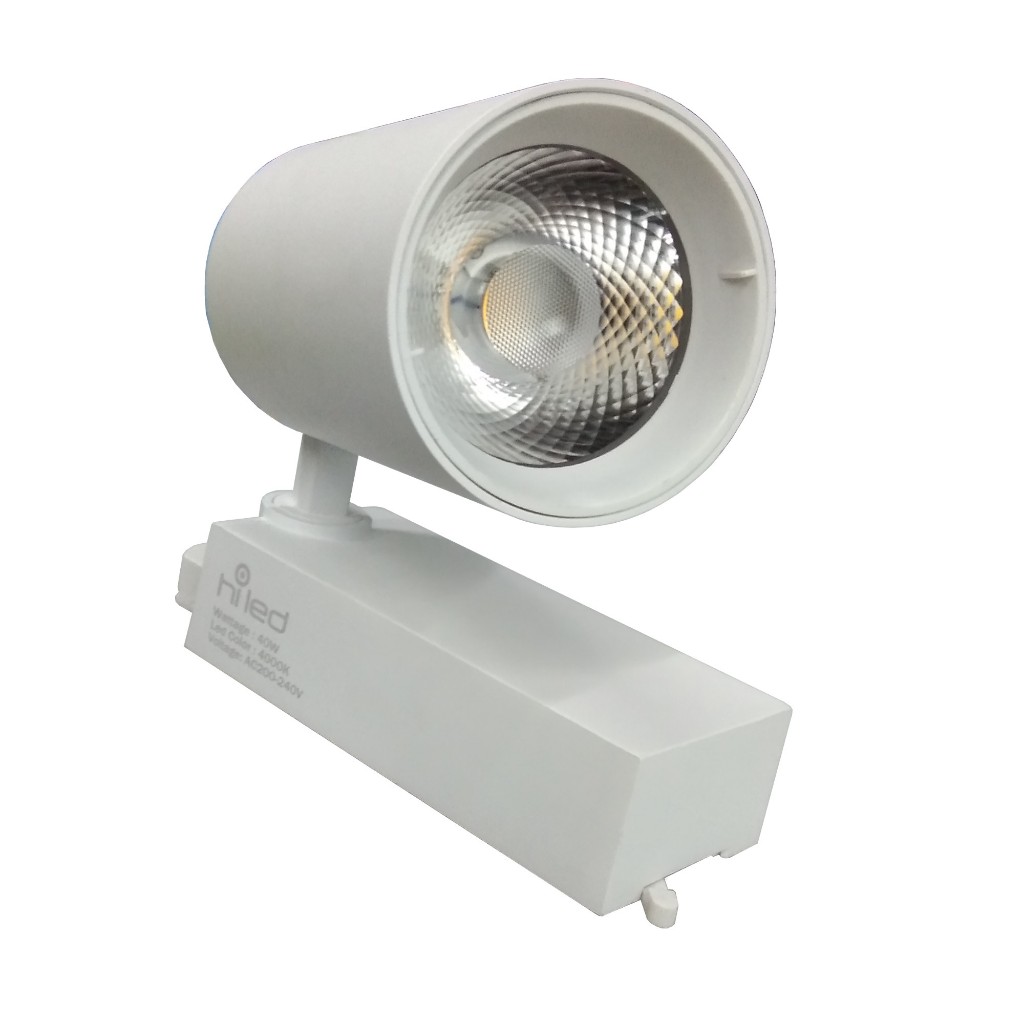HILED LAMPU LED SOROT TRACKLIGHT COB 40 WATT 220V 12000K 5500K 4000K BODI PUTIH