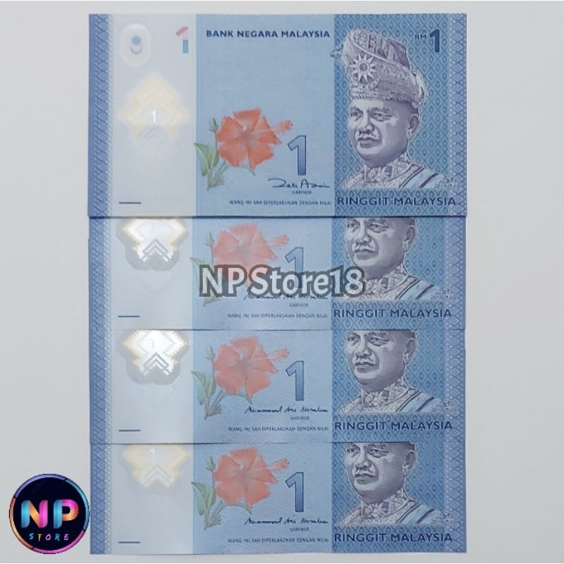 Souvenir Uang Asing Kuno Malaysia 1 One Ringgit Polymer