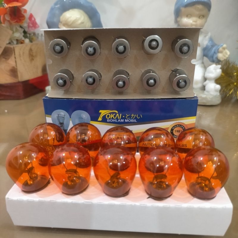 DOP PUTAR BOLAM LAMPU MOBIL MOTOR TRUK KAKI 1 - 2 12-24 VOLT