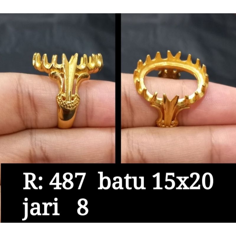Ikat ring emban perunggu model eropa