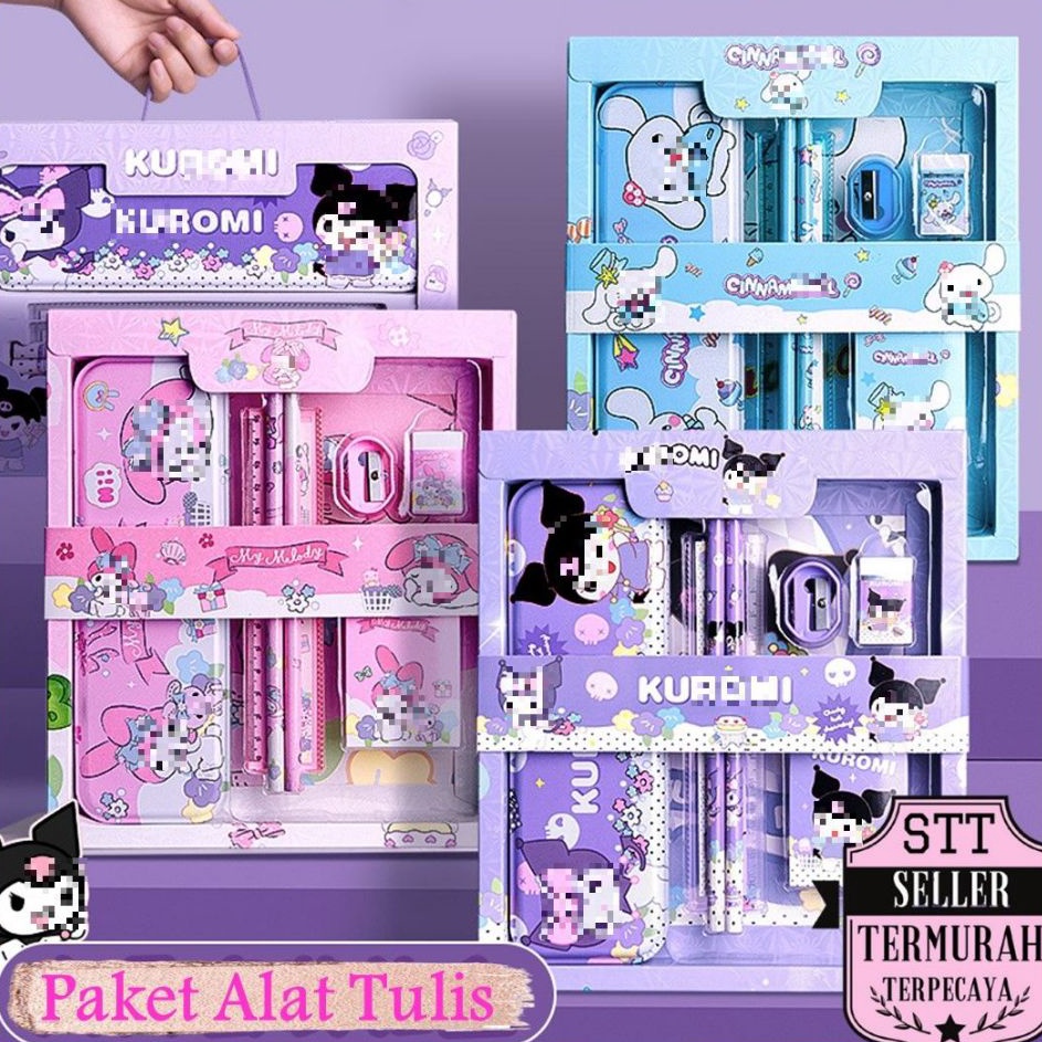

Paling Keren STT Paket Alat Tulis Set 7 in 1 Set Stationery 7in1 Karakter Kartun Alat Tulis Anak Sekolah Penghapus Pengaris Kotak Pensil Penggaris Crayon