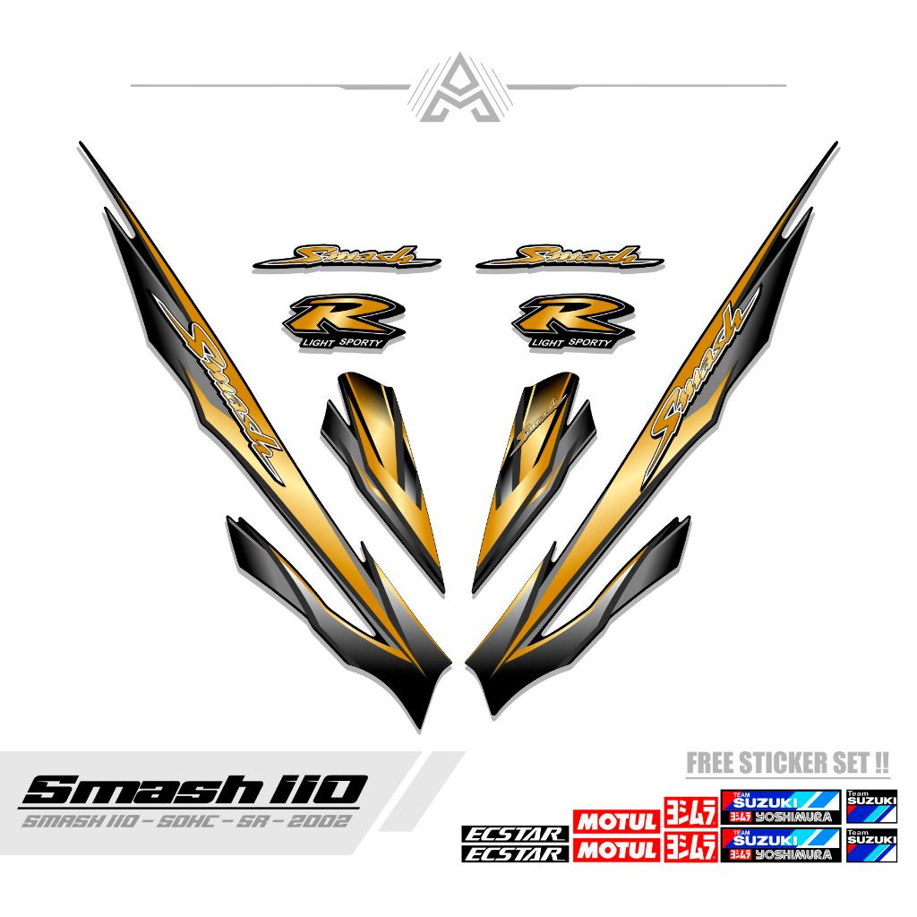STRIPING SMASH 110 R / MTF 14 / STICKER SMASH 2002 / SETIKER SR / STIKER / STREPING / STIPING / SETR