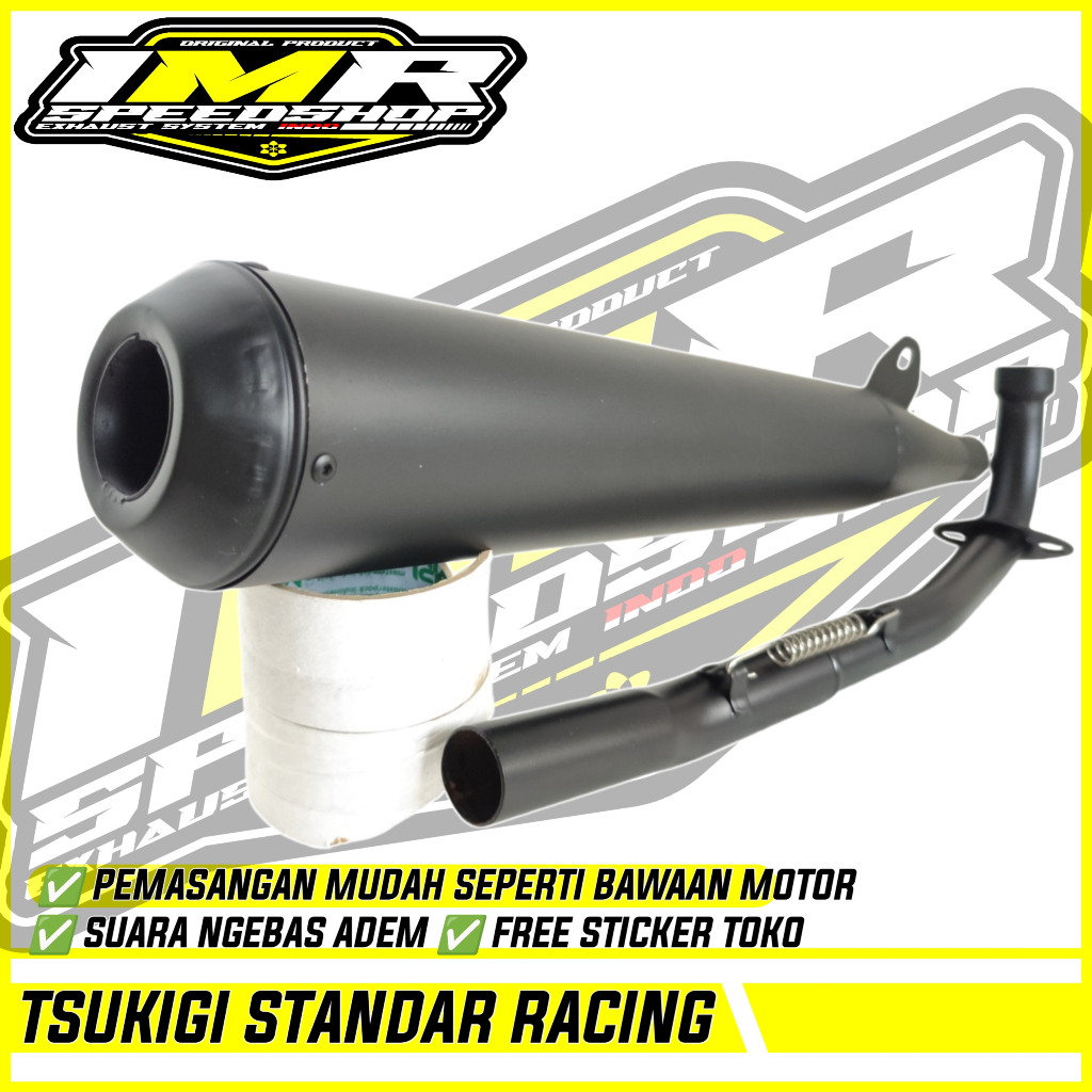 KNALPOT TSUKIGI STANDAR RACING ASTREA GRAND PRIMA STAR IMPRESSA LEGENDA C70 Dll