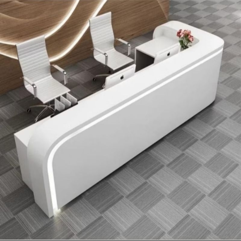 Meja Resepsionis Panjang 3.5 meter ( READY )