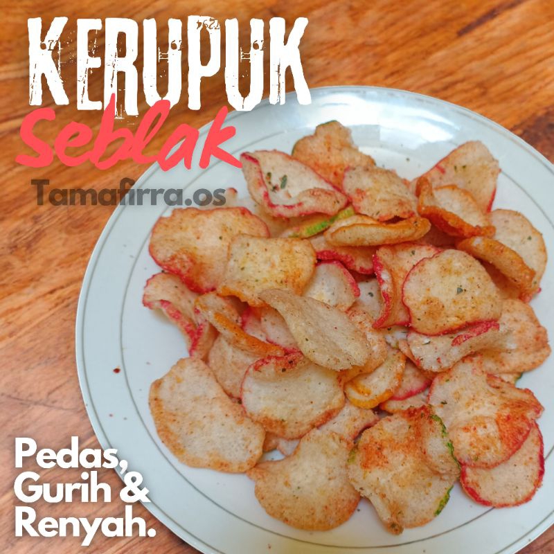 

KERUPUK SEBLAK BAWANG PELANGI PEDAS MANTAP 250gr