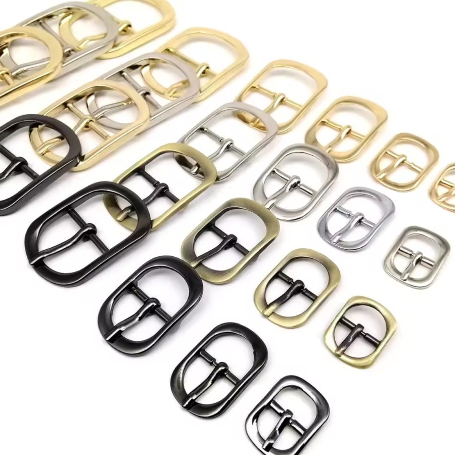 M2   12pcs Gesper 19mm Tas Dompet Sepatu Anti Karat Tali Belt Shoes Hardware Babet