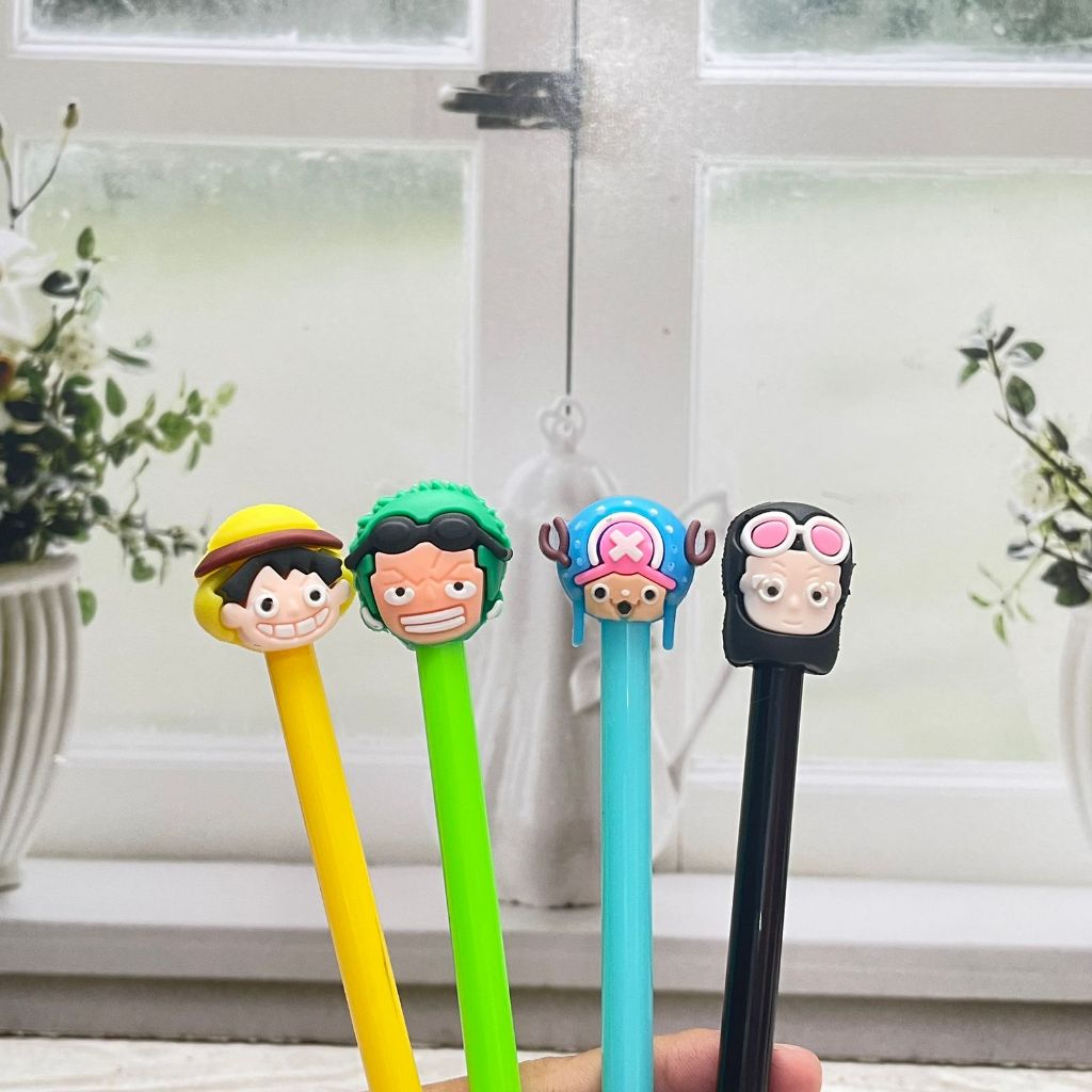 

Pulpen gel One Piece Luffy Zoro Super Cute Lucu Favorit Anak Tinta Warna Hitam / Pen Gel ONE PIECE Special Edition Imut Unik Stationary Alat Tulis Fancy Kekinian Best Quality Bisa Grosir dan COD