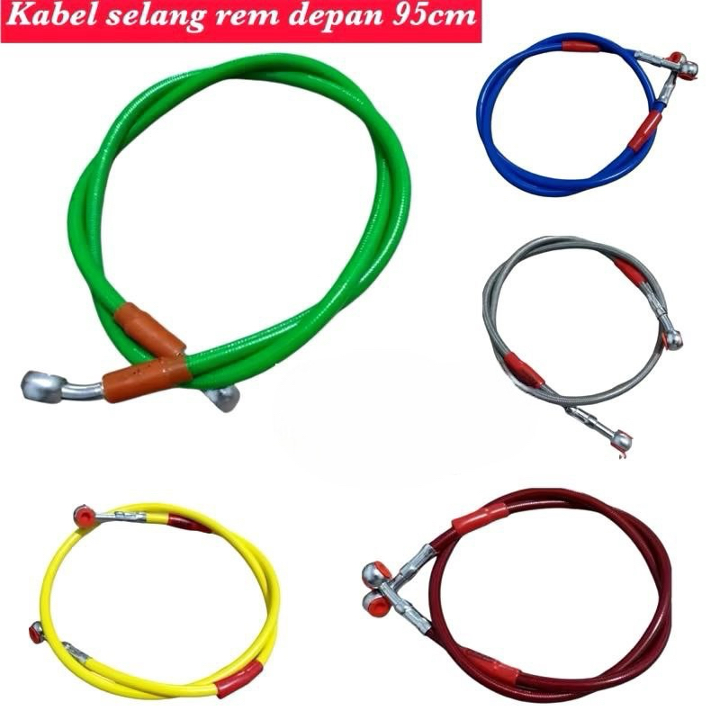 SELANG REM DEPAN CAKRAM SELANG REM VARIASI DEPAN NON PSI 90Cm UNIVERSAL RX KING VIXION SUPRA REVO BE
