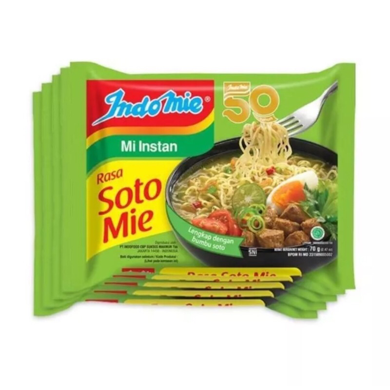 

Indomie Soto Bundling Isi 5