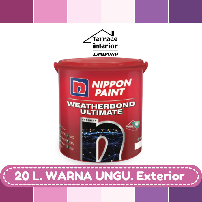 Cat Tembok Nippon Paint Ultimate warna Ungu Ukuran 20 L