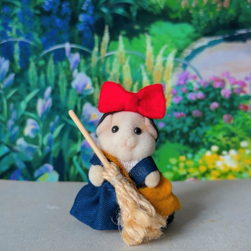 sylvanian families baby costume totoro kiki mermaid SF kostum bayi ghibli