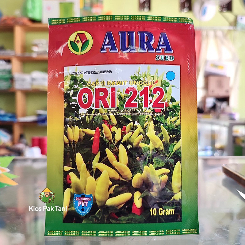 Benih Cabe Rawit Ori 212 Aura Seed 10gr