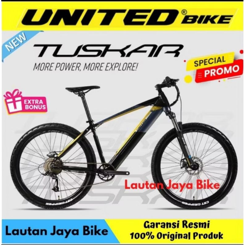 Sepeda MTB 27.5 United Tuskar Sepeda Ebike