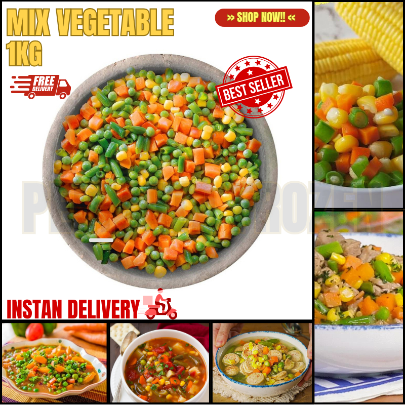 Mix Vegetbal // Frozen Vegetable 1kg