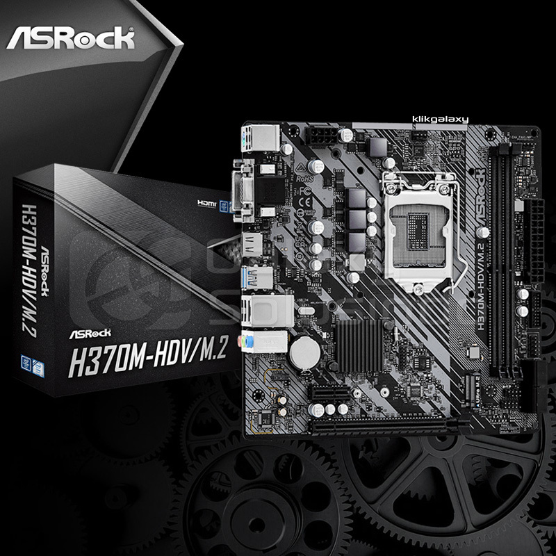 Asrock H370M HDV/M.2 Intel LGA1151 H370 DDR4