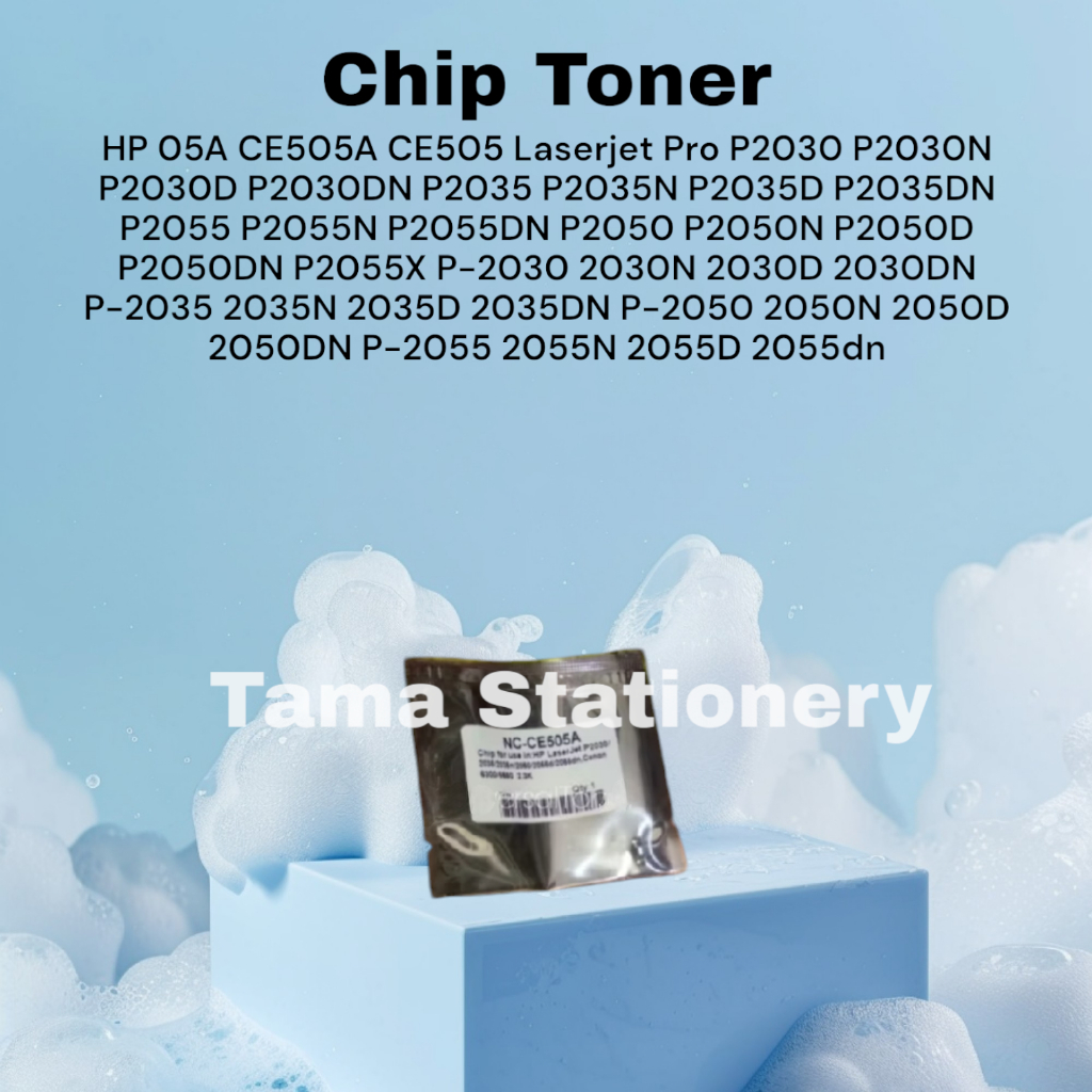 Chip Toner HP 05A CE505A CE505 Laserjet Pro P2030 P2030N P2030D P2030DN P2035 P2035N P2035D P2035DN 