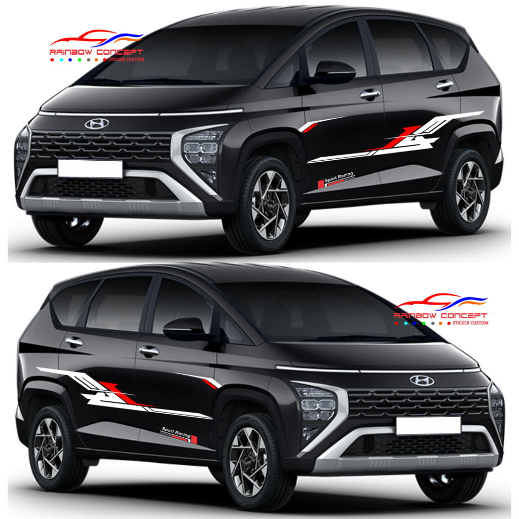 Sticker mobil Hyundai stargazer stiker list body mobil stargazer