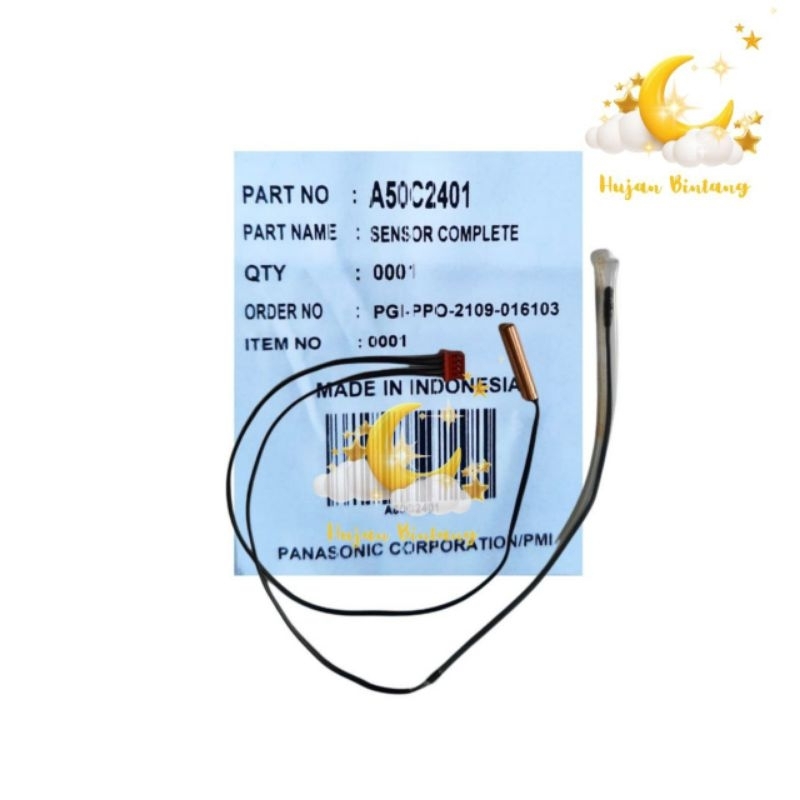 sensor suhu ac panasonic 3/4 pk termis ac panasonic 3/4 pk thermistor ac panasonic 3/4 pk