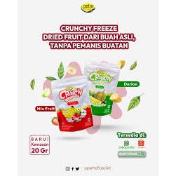

Buah Kering/Crunchy Durian/Freeze Dried Fruit Durian 10gr/Buah Kering Durian/Freeze Dried mix(banana,apple,strawberry)