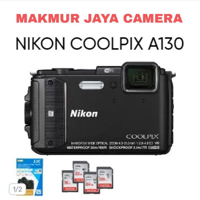 NIKON COOLPIX AW130 UNDERWATER KAMERA