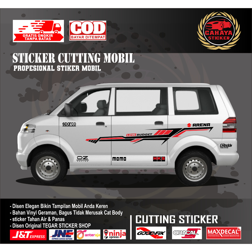 sticker mobil arena sticker mobil suzuki arena apv sticker mobil keren sticker motif variasi mobil