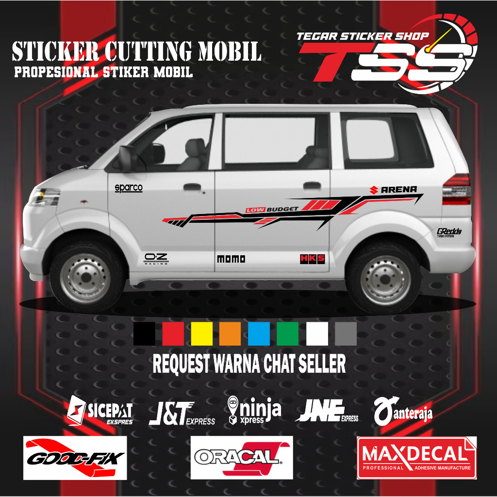 sticker mobil arena sticker mobil suzuki arena apv sticker mobil keren sticker motif variasi mobil
