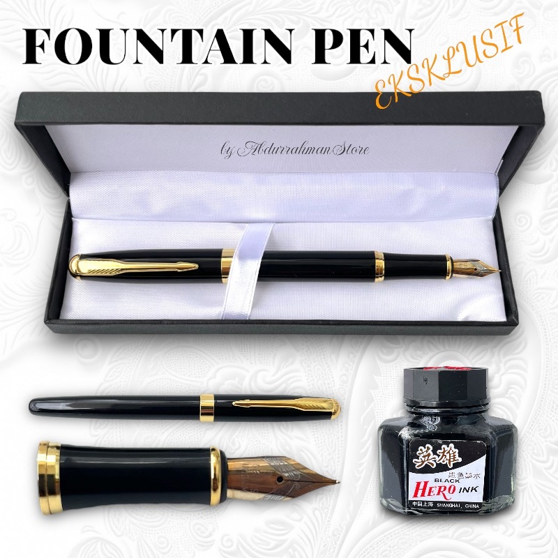 

Fountain Pen Premium Ekslusif Tinta BAOER 388 model Parker Mewah