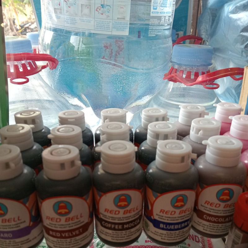 

Red Bell Pasta dan pewarna makanan