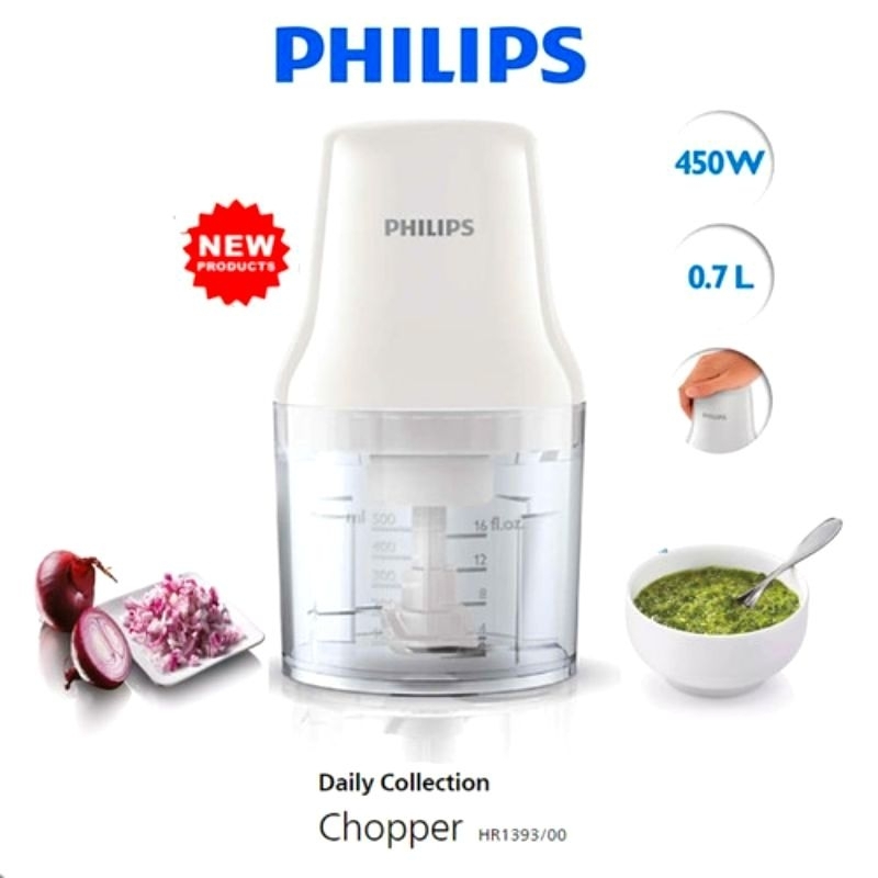 Philips hr 1393 chopper electric 700ML HR 1393/ HR 1393 philips/ Chopper philips/ Philips HR 1393 / 