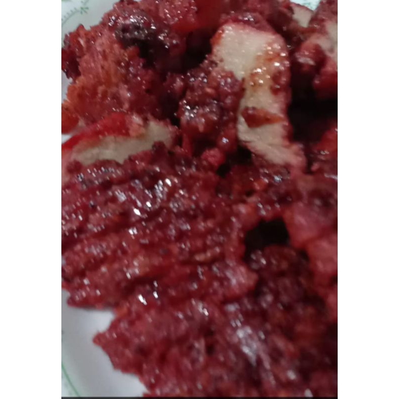 

Chasio Daging Babi Merah Marinasi 1/2 Kg