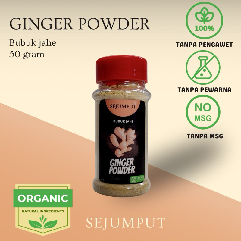 

JAHE BUBUK | GINGER POWDER | bumbu bubuk sejumput