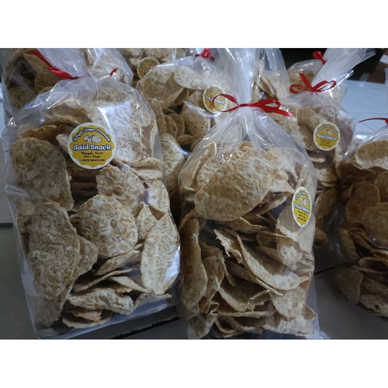 

Keripik Tempe Premium 250 gram dan 500 gram Said Snack Gurih bikin Nagih